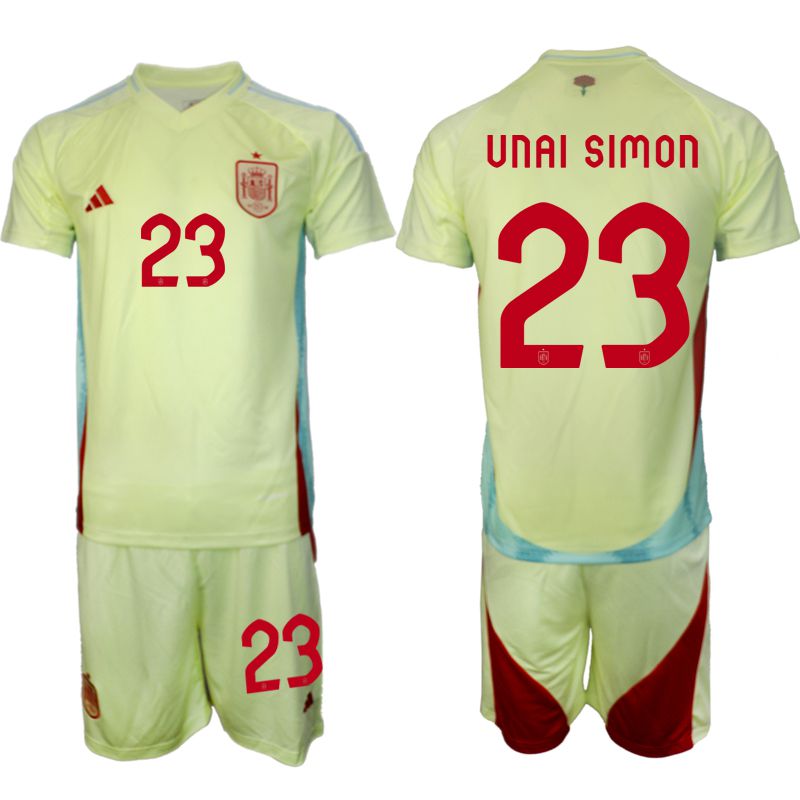 Men 2024-2025 Season Spain away green 23 Soccer Jersey